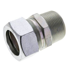 1 1/4'' NPT Außengewinde x 35L Verzinkter Stahl Gerader Schneidring 160 Bar DIN 2353