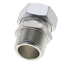 1 1/4'' NPT Außengewinde x 35L Verzinkter Stahl Gerader Schneidring 160 Bar DIN 2353