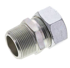 1 1/4'' NPT Außengewinde x 35L Verzinkter Stahl Gerader Schneidring 160 Bar DIN 2353