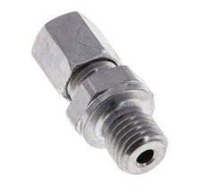 M12x1,5 Außengewinde x 6L Verzinkter Stahl Gerade Schneidring 315 Bar DIN 2353