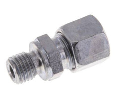 M12x1,5 Außengewinde x 10L Verzinkter Stahl Gerade Schneidring 315 Bar DIN 2353