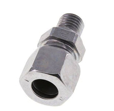 M12x1,5 Außengewinde x 12L Verzinkter Stahl Gerade Schneidring 315 Bar DIN 2353