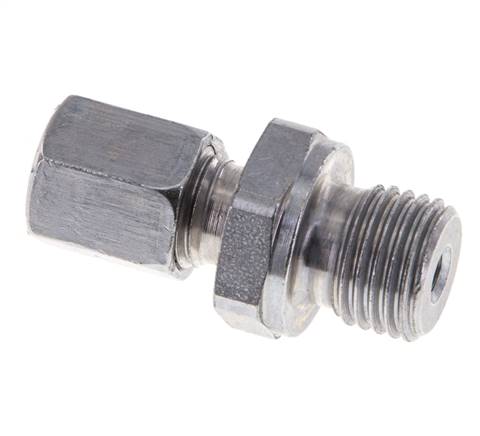 M14x1,5 Außengewinde x 6L Verzinkter Stahl Gerade Schneidring 315 Bar DIN 2353