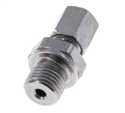 M14x1,5 Außengewinde x 6L Verzinkter Stahl Gerade Schneidring 315 Bar DIN 2353