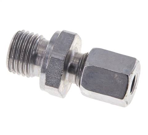 M14x1,5 Außengewinde x 6L Verzinkter Stahl Gerade Schneidring 315 Bar DIN 2353
