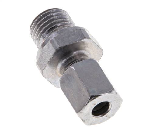 M14x1,5 Außengewinde x 6L Verzinkter Stahl Gerade Schneidring 315 Bar DIN 2353