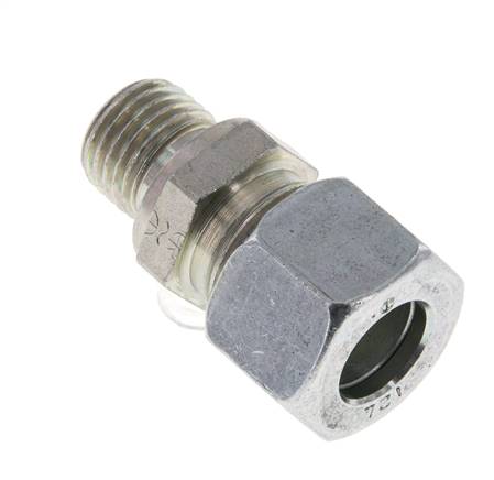 M14x1,5 Außengewinde x 12L Verzinkter Stahl Gerade Schneidring 315 Bar DIN 2353