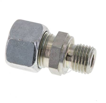 M14x1,5 Außengewinde x 12L Verzinkter Stahl Gerade Schneidring 315 Bar DIN 2353