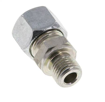 M14x1,5 Außengewinde x 12L Verzinkter Stahl Gerade Schneidring 315 Bar DIN 2353