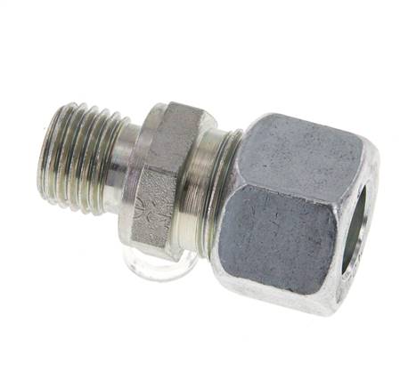 M14x1,5 Außengewinde x 12L Verzinkter Stahl Gerade Schneidring 315 Bar DIN 2353