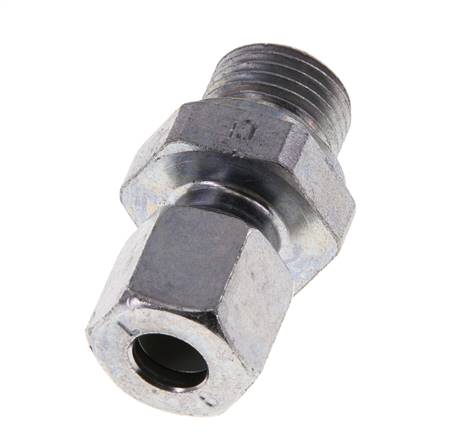 M16x1,5 Außengewinde x 8L Verzinkter Stahl Gerade Schneidring 315 Bar DIN 2353