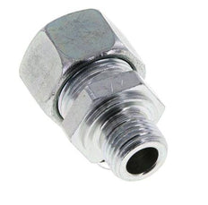 M16x1,5 Außengewinde x 15L Verzinkter Stahl Gerade Schneidring 315 Bar DIN 2353