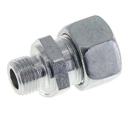 M16x1,5 Außengewinde x 15L Verzinkter Stahl Gerade Schneidring 315 Bar DIN 2353