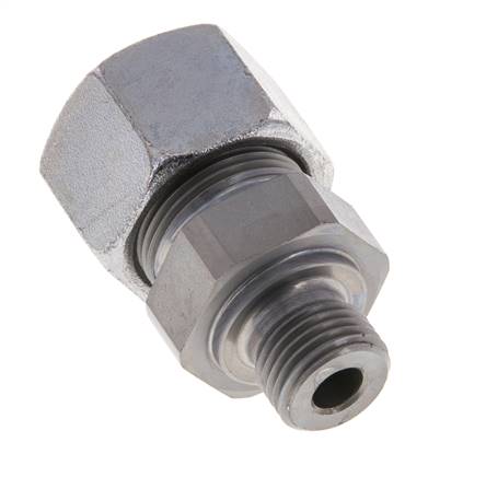 M16x1,5 Außengewinde x 16S Verzinkter Stahl Gerade Schneidring 400 Bar DIN 2353
