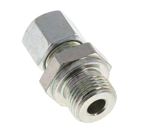 M18x1,5 Außengewinde x 10L Verzinkter Stahl Gerade Schneidring 315 Bar DIN 2353