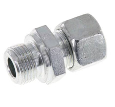 M18x1,5 Außengewinde x 12L Verzinkter Stahl Gerade Schneidring 315 Bar DIN 2353