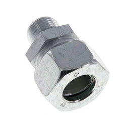 M18x1,5 Außengewinde x 18L Verzinkter Stahl Gerade Schneidring 315 Bar DIN 2353