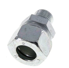 M18x1,5 Außengewinde x 18L Verzinkter Stahl Gerade Schneidring 315 Bar DIN 2353