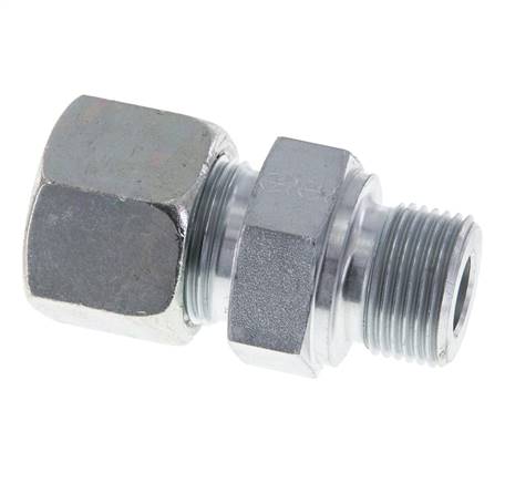 M20x1,5 Außengewinde x 14S Verzinkter Stahl Gerade Schneidring 630 Bar DIN 2353