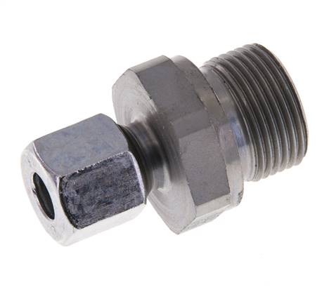 M22x1,5 Außengewinde x 8L Verzinkter Stahl Gerade Schneidring 315 Bar DIN 2353