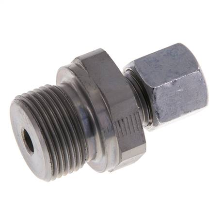 M22x1,5 Außengewinde x 8L Verzinkter Stahl Gerade Schneidring 315 Bar DIN 2353