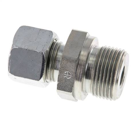 M22x1,5 Außengewinde x 12L Verzinkter Stahl Gerade Schneidring 315 Bar DIN 2353