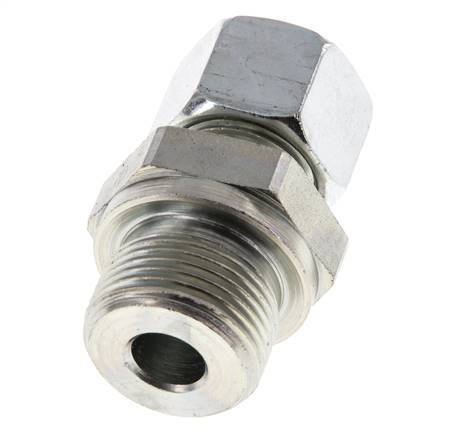 M22x1,5 Außengewinde x 12L Verzinkter Stahl Gerade Schneidring 315 Bar DIN 2353