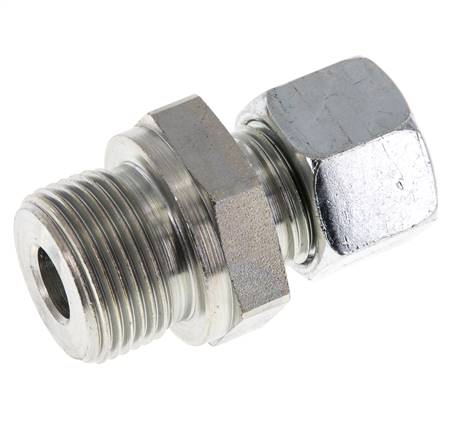 M22x1,5 Außengewinde x 12L Verzinkter Stahl Gerade Schneidring 315 Bar DIN 2353