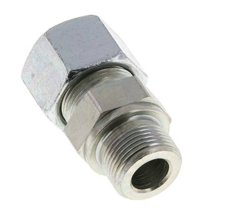 M22x1,5 Außengewinde x 16S Verzinkter Stahl Gerade Schneidring 400 Bar DIN 2353