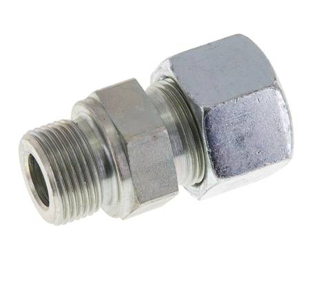 M22x1,5 Außengewinde x 16S Verzinkter Stahl Gerade Schneidring 400 Bar DIN 2353