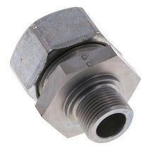 M22x1,5 Außengewinde x 28L Verzinkter Stahl Gerade Schneidring 160 Bar DIN 2353