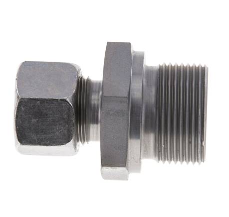 M26x1,5 Außengewinde x 12L Verzinkter Stahl Gerade Schneidring 315 Bar DIN 2353
