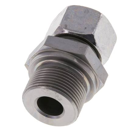 M26x1,5 Außengewinde x 15L Verzinkter Stahl Gerade Schneidring 315 Bar DIN 2353