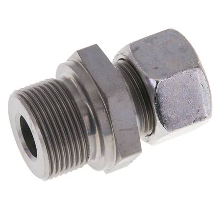 M26x1,5 Außengewinde x 15L Verzinkter Stahl Gerade Schneidring 315 Bar DIN 2353