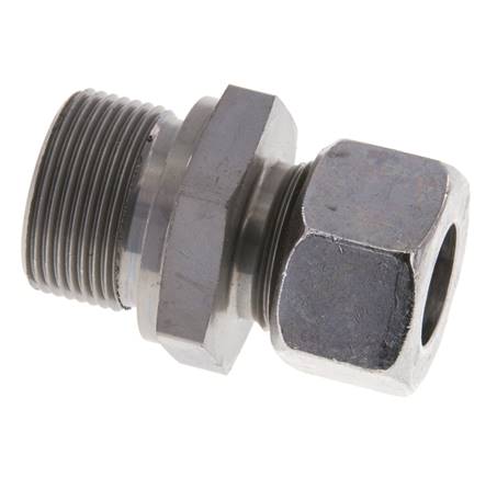 M26x1,5 Außengewinde x 15L Verzinkter Stahl Gerade Schneidring 315 Bar DIN 2353