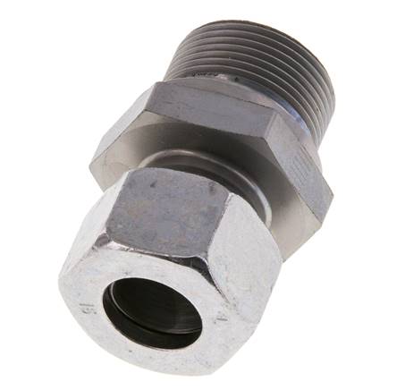 M26x1,5 Außengewinde x 15L Verzinkter Stahl Gerade Schneidring 315 Bar DIN 2353