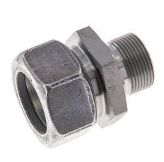 M26x1,5 Außengewinde x 28L Verzinkter Stahl Gerader Schneidring 160 Bar DIN 2353