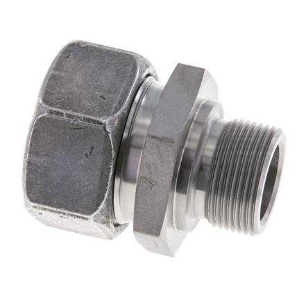 M26x1,5 Außengewinde x 28L Verzinkter Stahl Gerader Schneidring 160 Bar DIN 2353