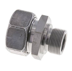 M26x1,5 Außengewinde x 28L Verzinkter Stahl Gerader Schneidring 160 Bar DIN 2353