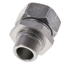 M26x1,5 Außengewinde x 28L Verzinkter Stahl Gerader Schneidring 160 Bar DIN 2353