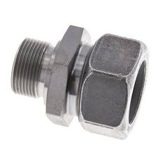 M26x1,5 Außengewinde x 28L Verzinkter Stahl Gerader Schneidring 160 Bar DIN 2353