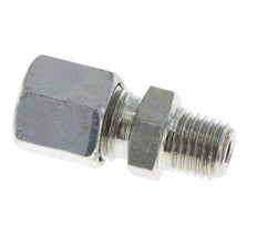 M8x1 Außengewinde x 5LL Verzinkter Stahl Gerader Schneidring 100 Bar DIN 2353