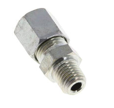 M8x1 Außengewinde x 5LL Verzinkter Stahl Gerader Schneidring 100 Bar DIN 2353