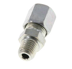 M8x1 Außengewinde x 5LL Verzinkter Stahl Gerader Schneidring 100 Bar DIN 2353