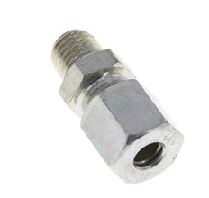 M8x1 Außengewinde x 5LL Verzinkter Stahl Gerader Schneidring 100 Bar DIN 2353