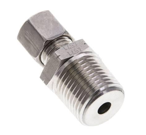 1/2'' NPT Außengewinde x 8L Edelstahl gerade Schneidring 315 Bar DIN 2353