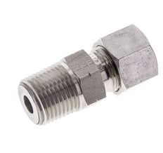 1/2'' NPT Außengewinde x 12S Gerader Schneidring aus Edelstahl 630 Bar DIN 2353