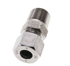 1/2'' NPT Außengewinde x 12S Gerader Schneidring aus Edelstahl 630 Bar DIN 2353