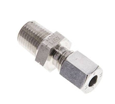 1/4'' NPT Außengewinde x 6L Edelstahl gerade Schneidring 315 Bar DIN 2353