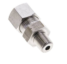 1/4'' NPT Außengewinde x 12S Gerader Schneidring aus Edelstahl 630 Bar DIN 2353